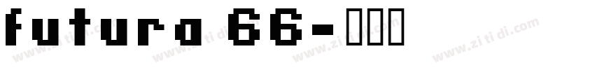 futura 66字体转换